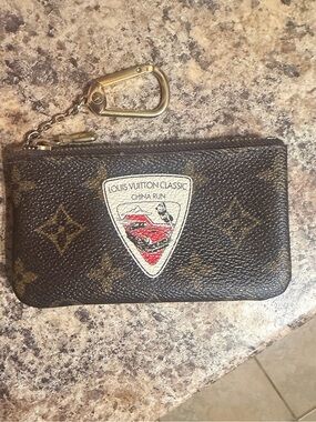 RARE Louis Vuitton Brown Monogram Key Pouch